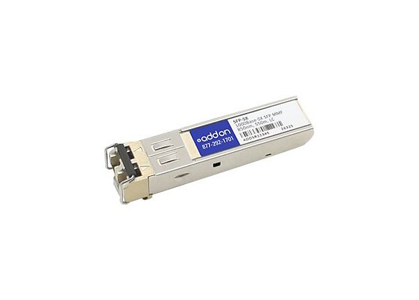 AddOn MSA Compliant 1000Base-SX SFP Transceiver - SFP (mini-GBIC) transceiver module - Gigabit Ethernet