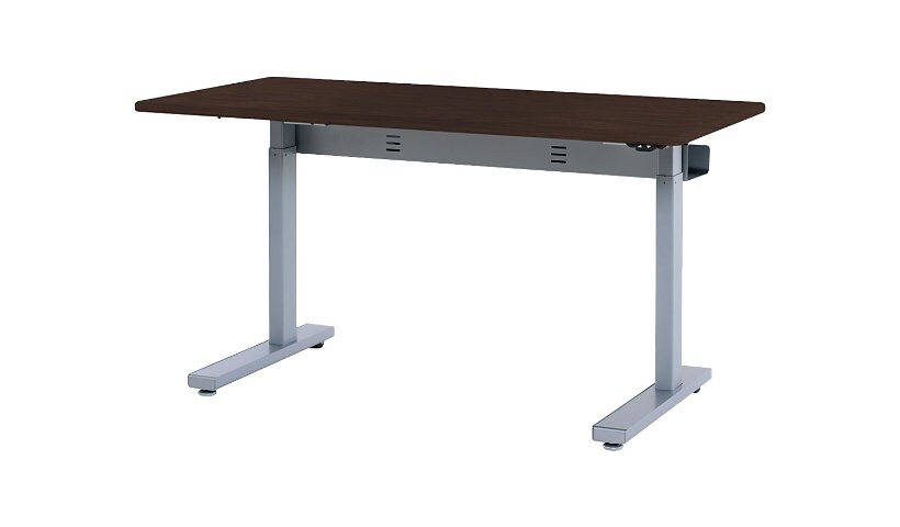 Ergotron Elevate 60, Electic Sit-Stand Desk (Wenge)