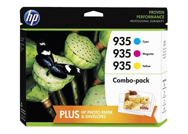 HP 935 - Cyan/Magenta/Yellow color ink cartridge combo pack