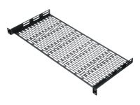 Middle Atlantic 1RU Vented Rackshelf with Faceplate - 8in Depth - Small Device Mounting Shelf