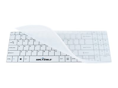 Seal Shield Clean Wipe Waterproof - keyboard - UK - white