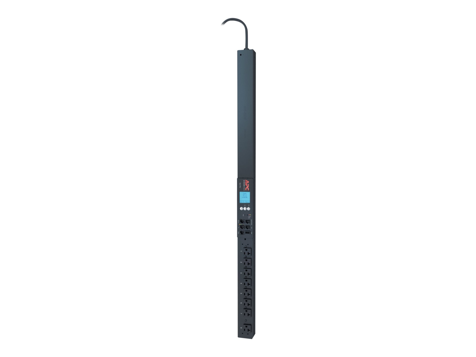 Rack PDU 2G, Switched, ZeroU, 15A, 100-120V, (8) 5-15