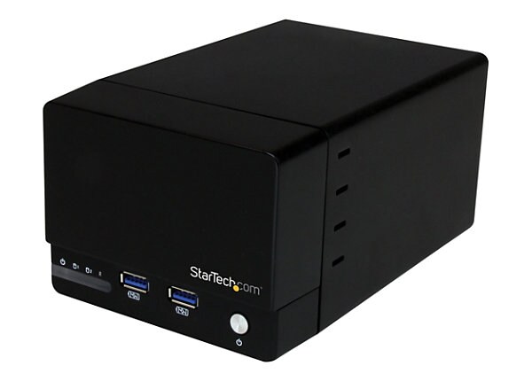 StarTech.com USB 3.0 Dual 3.5" SATA HDD RAID Enclosure w/ USB Hub & UASP
