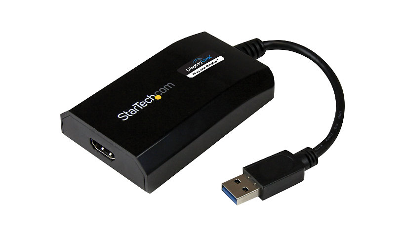 StarTech.com USB 3.0 to HDMI Adapter - DisplayLink Certified - External Graphics Card for Mac/PC