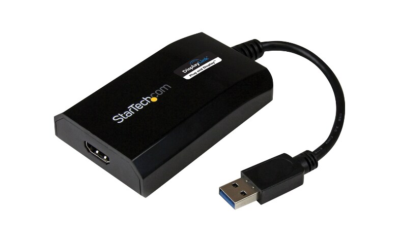 StarTech.com USB 3.0 to HDMI Adapter DisplayLink Certified - External Graphics for Mac/PC - USB32HDPRO - Monitor & Adapters - CDW.com
