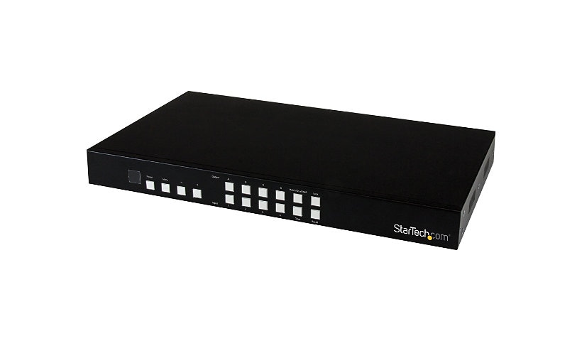 StarTech.com 4x4 HDMI Matrix Switch with Picture-and-Picture or Video Wall