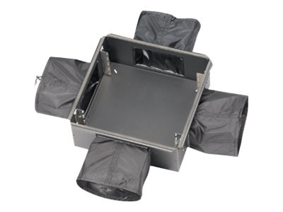 Panduit PanZone Raised Floor Enclosure - rack cable enclosure - 8U