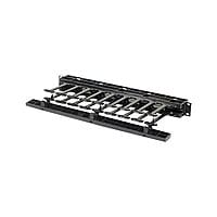 Ortronics Horizontal Cable Manager, Single Sided rack cable management panel (horizontal) - 1U