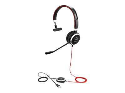 Jabra Evolve 40 UC mono - headset - 3.5 mm jack