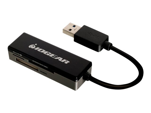 IOGEAR USB 3.0 Multi-Card Reader GFR309 - card reader - USB 3.0
