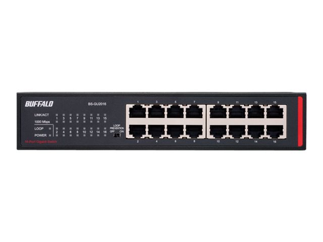 BUFFALO BS-GU20 Series BS-GU2016 - switch - 16 ports - rack-mountable