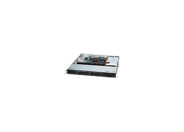 Supermicro SC813M TQ-R400CB - rack-mountable - 1U - ATX