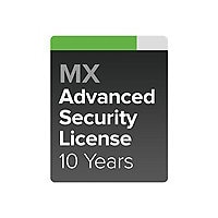 Cisco Meraki MX60 Advanced Security - subscription license (10 years) - 1 l