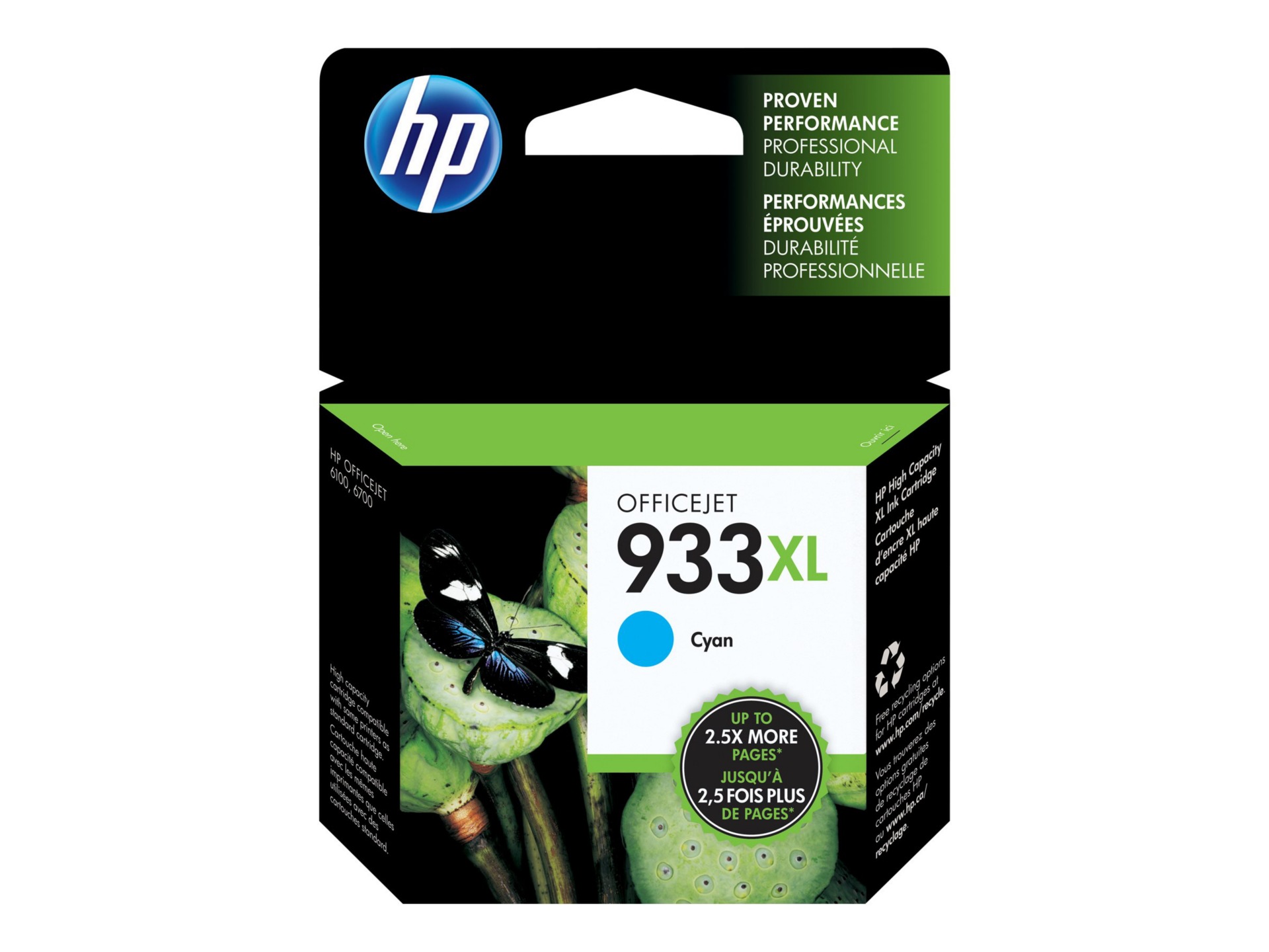 HP 933XL Original Inkjet Ink Cartridge - Cyan - 1 Pack