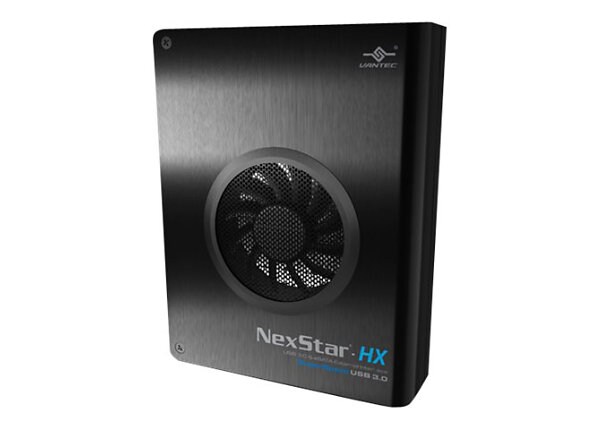 Vantec NexStar HX NST-330SU3-BK - storage enclosure - SATA 3Gb/s - eSATA 3Gb/s, USB 3.0