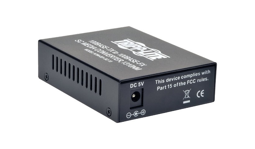 Tripp Lite 10/100 UTP to Singlemode Fiber Media Converter - fiber media converter - 10Mb LAN, 100Mb LAN