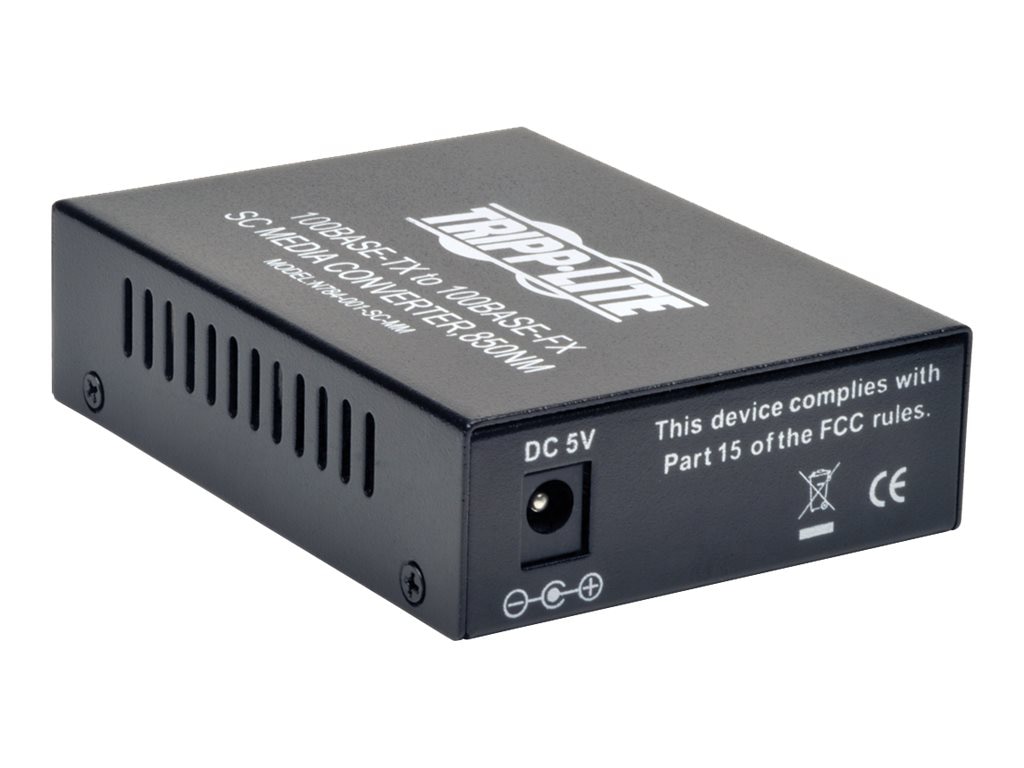 Eaton Tripp Lite Series 10/100 UTP to Multimode Fiber Media Converter - fiber media converter - 10Mb LAN, 100Mb LAN