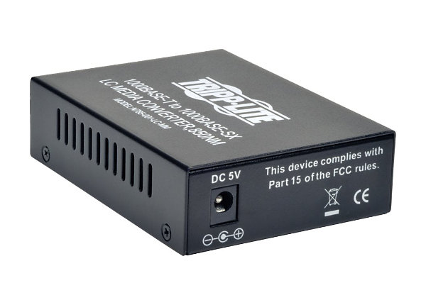 550m LC Gigabit 10/100/1000Base-TX fiber media converter multi-mode 1000Base SX 