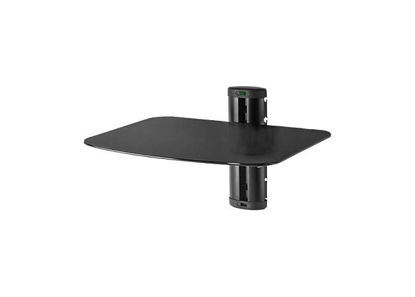 PEERLESS SINGLE AV WALL SHELF BLACK