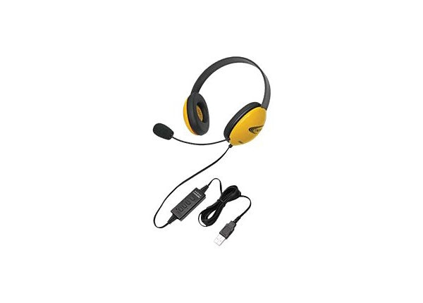 Califone Listening First Stereo Headset 2800YL-USB - headset