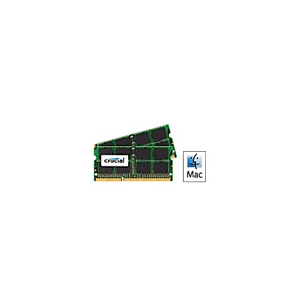 Crucial - DDR3 - 8 GB: 2 x 4 GB - SO-DIMM 204-pin - unbuffered