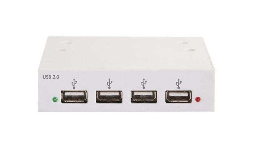 C2G 4-port USB 2.0 High Speed Front-Bay Hub - hub - 4 ports