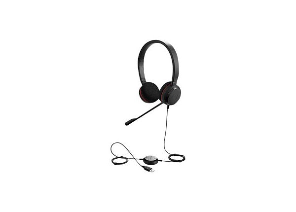 Jabra Evolve 20 MS stereo - headset - 4999-823-109 - Wired Headsets 