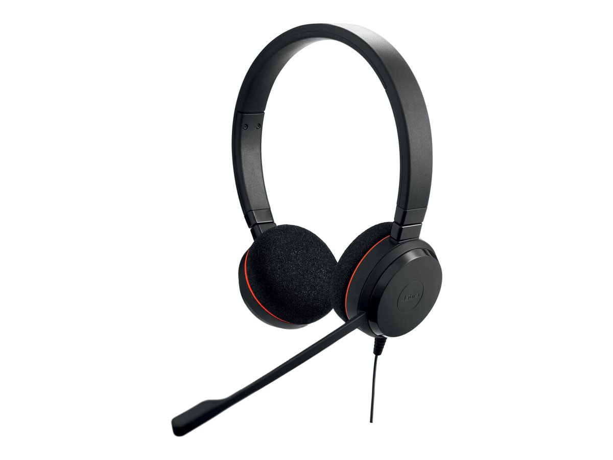 Jabra Evolve 20 UC Stereo Wired Headset / Music Headphones (U.S. Retail