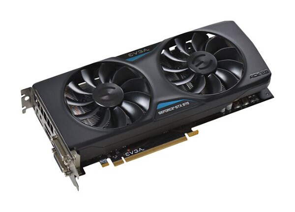 EVGA GeForce GTX 970 - Superclocked ACX 2.0 - graphics card - GF GTX 970 - 4 GB