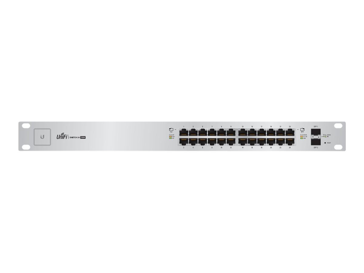 Ubiquiti UniFi Switch US-24-250W - switch - 24 ports - managed - rack-mountable