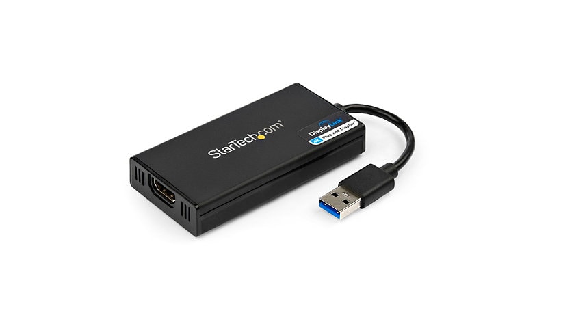 StarTech.com USB 3.0 to HDMI Adapter 4K 40Hz - DisplayLink Certified - External Video Graphics Card