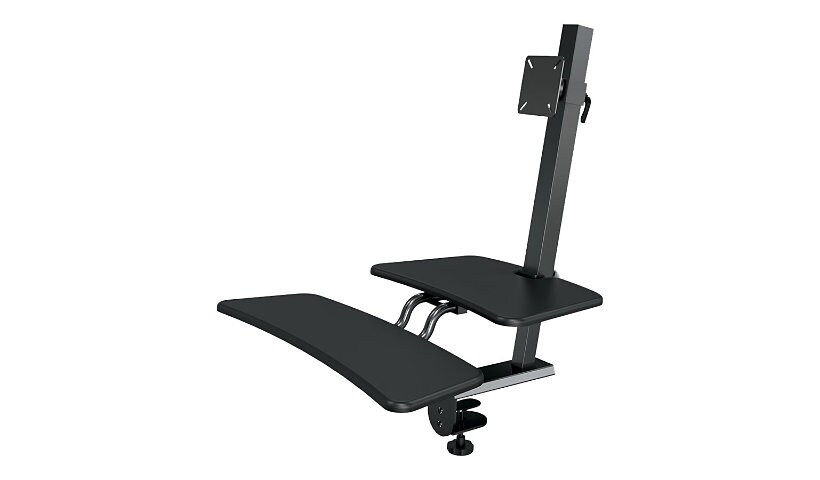 Essentials Up-Rite Sit/Stand Workstation - mounting kit - for 2 LCD display