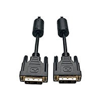 Eaton Tripp Lite Series DVI Single Link Cable, Digital TMDS Monitor Cable (DVI-D M/M), 3 ft. (0.91 m) - DVI cable - 91.4