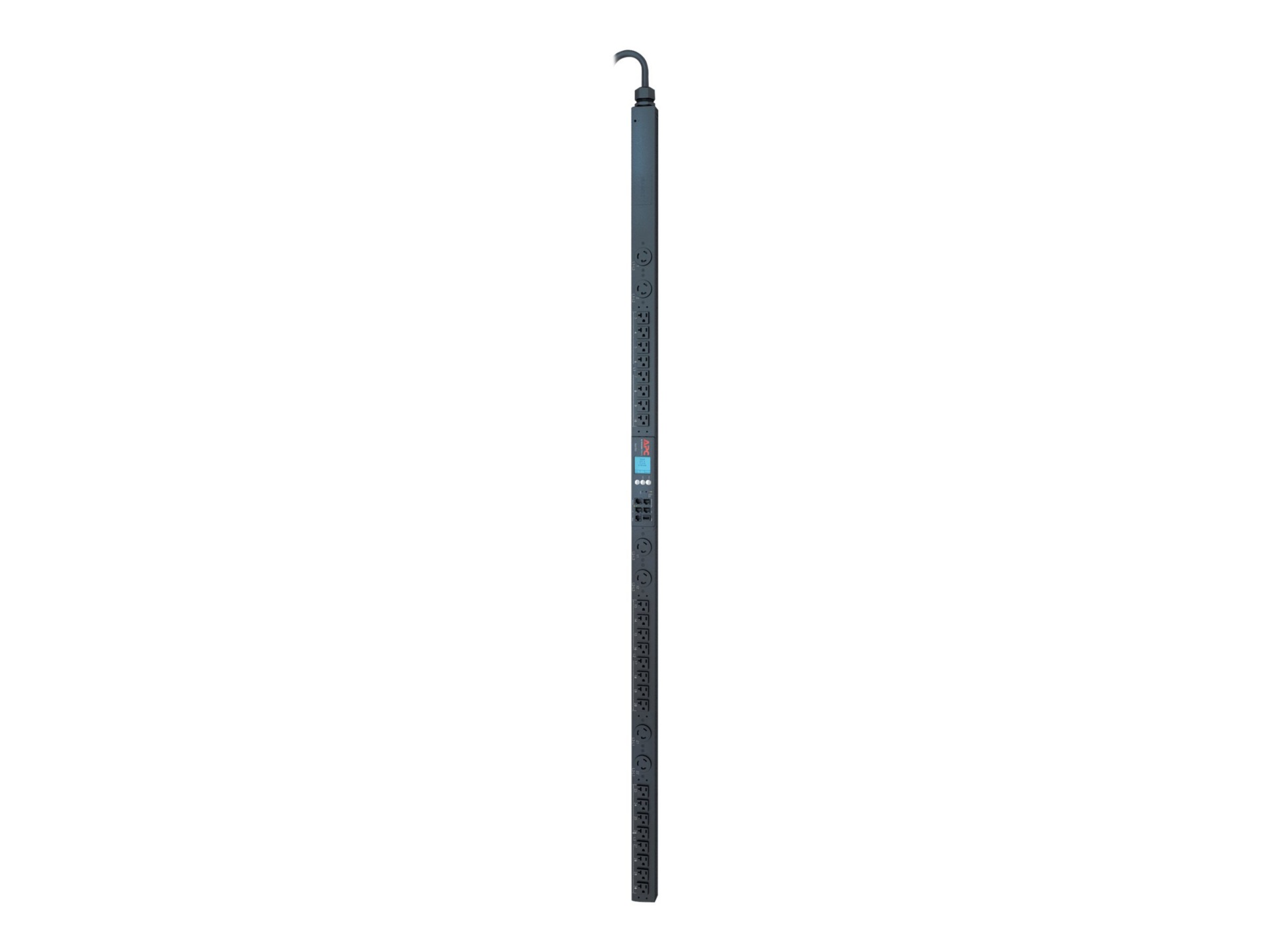 Rack PDU 2G, Metered, ZeroU, 20A, 120/208V 3Ph, (24) 5-20R (6) L6-20R