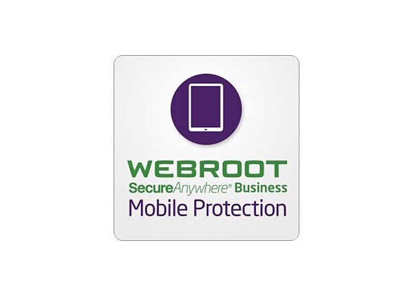 Webroot SecureAnywhere Business - Mobile Protection - licence d'abonnement (1 an) - 1 périphérique