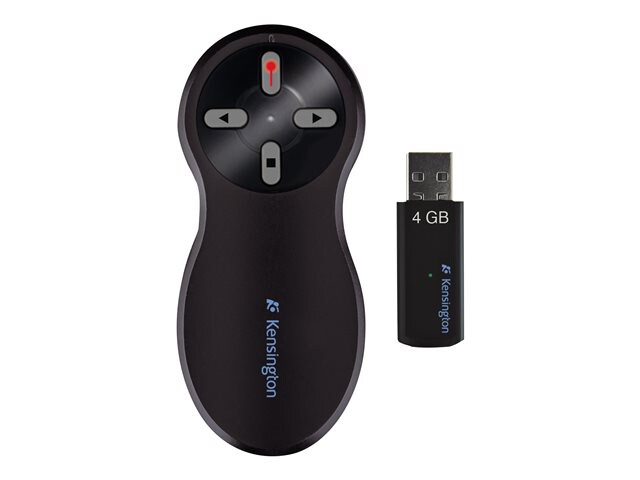 Kensington Wireless Presenter with Laser Pointer and Memory - presentation remote control