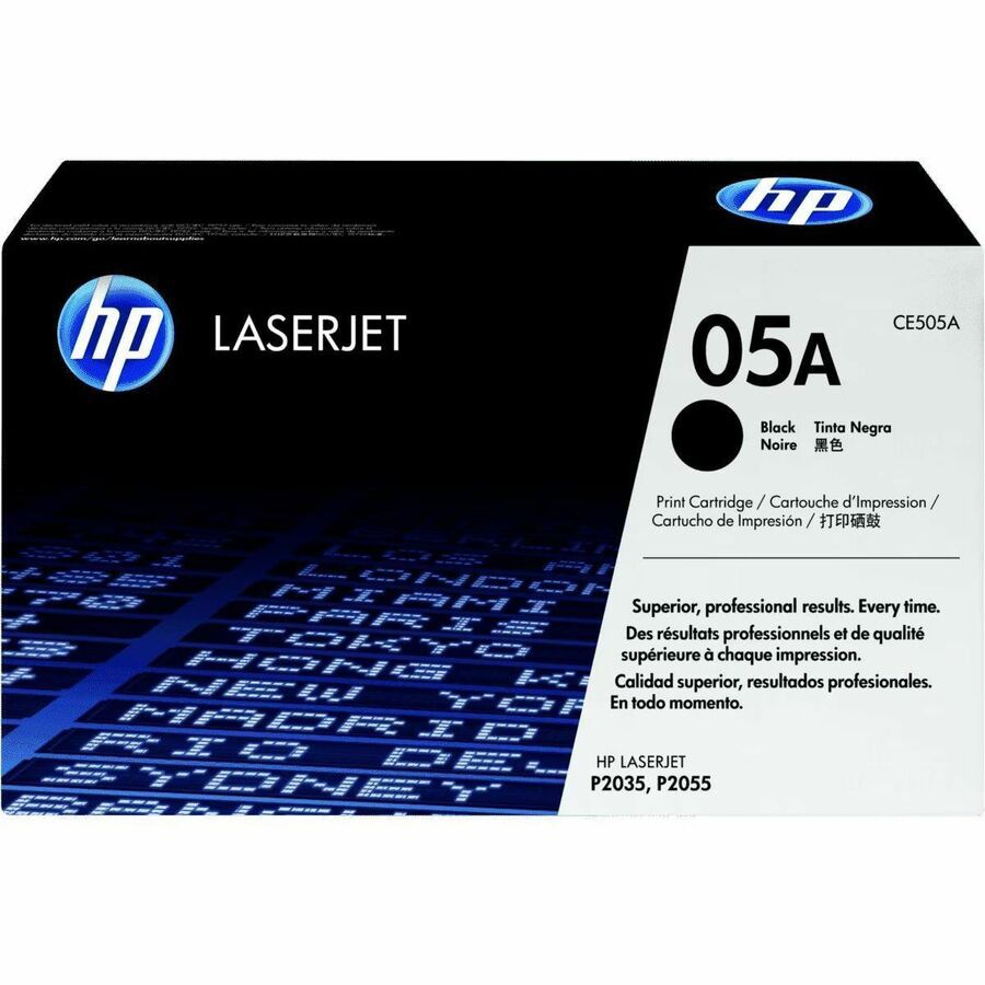 HP 05AC Original Laser Toner Cartridge - Black - 1 Pack