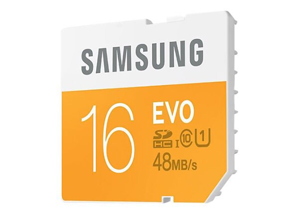 Samsung EVO MB-SP16D - flash memory card - 16 GB - SDHC UHS-I