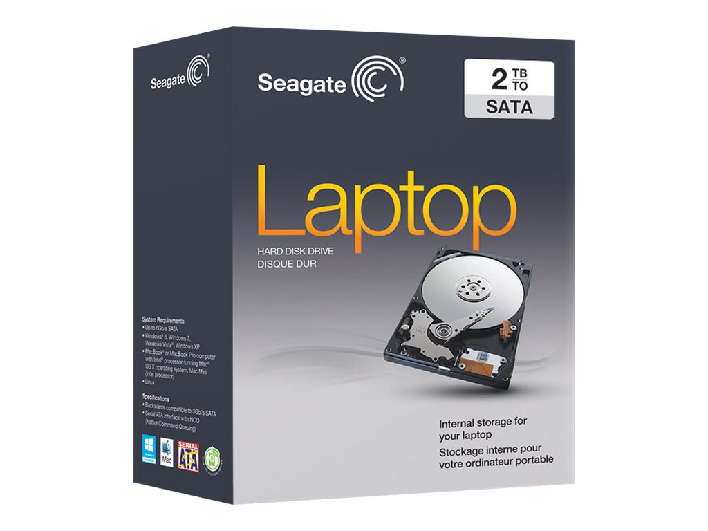 Seagate Laptop HDD STBD2000102 - hard drive - 2 TB - SATA 6Gb/s