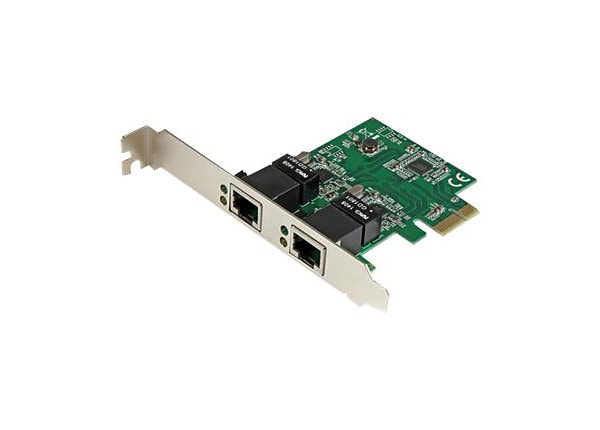 Startech Com Dual Port Gigabit Pcie Network Card Pcie Nic St1000spexd4 Network Adapters Cdw Com