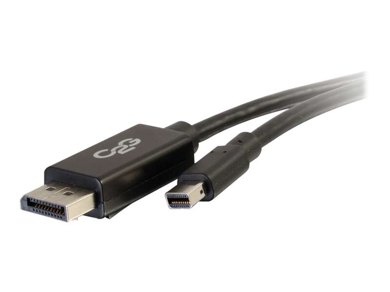 C2G 6ft 4K Mini DisplayPort to DisplayPort Cable - 4K 30Hz - Black - M/M -