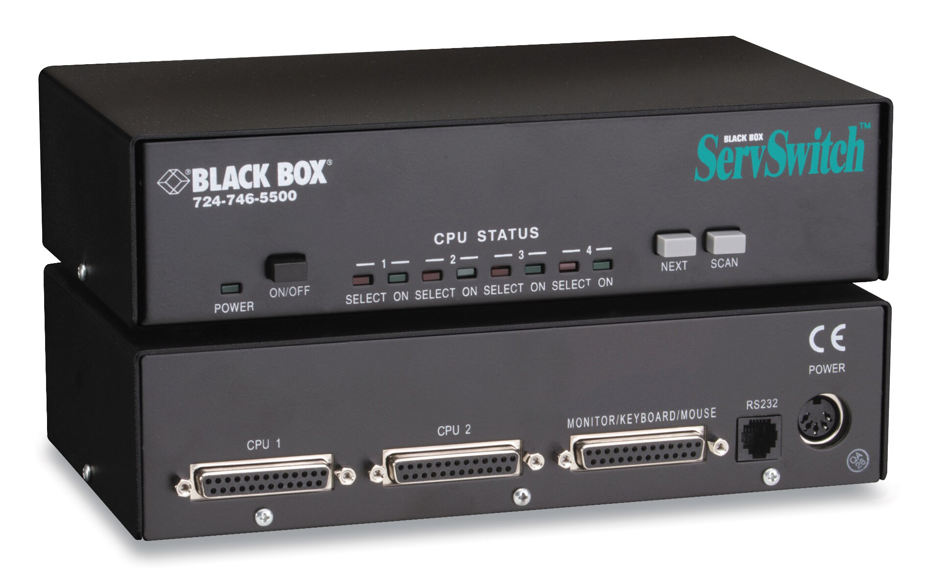 Black Box ServSwitch Secure, 2-port, NSA/TEMPEST-approved Secure KVM Switch