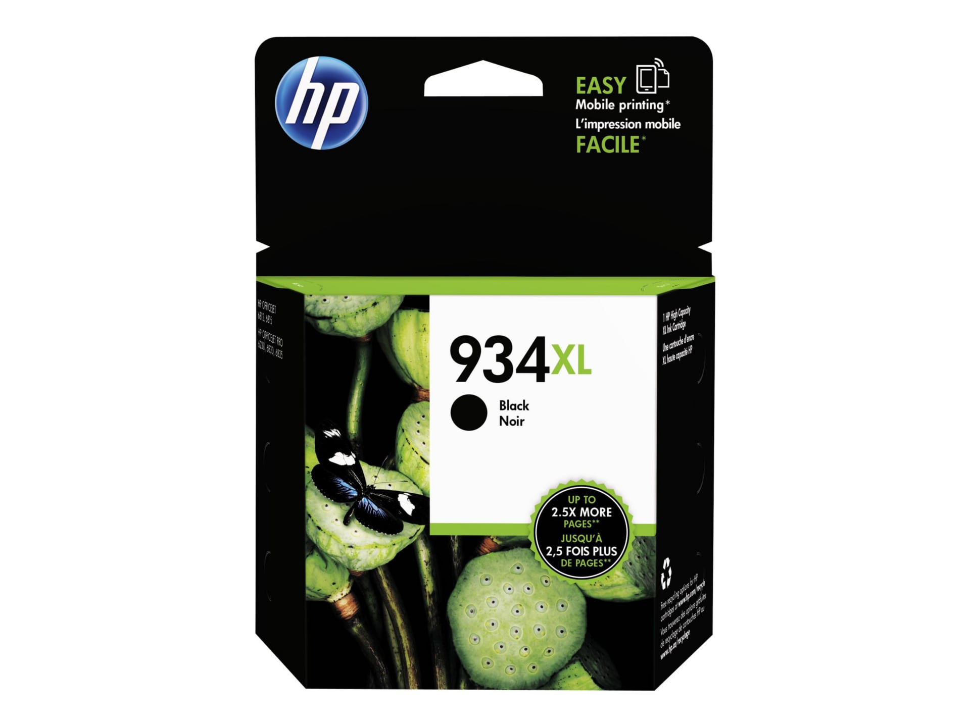 HP 934XL Black High Yield Ink Cartridge