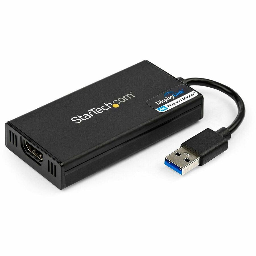 StarTech.com USB 3.0 to HDMI Adapter, 4K 30Hz, DisplayLink Certified, USB  Type-A to HDMI Display Adapter Converter,