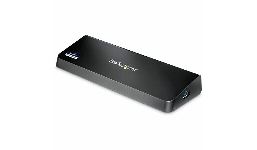 StarTech.com USB 3.0 Docking Station Dual Monitor with HDMI & 4K DisplayPort - 4x USB-A, Ethernet - USB Type A Universal