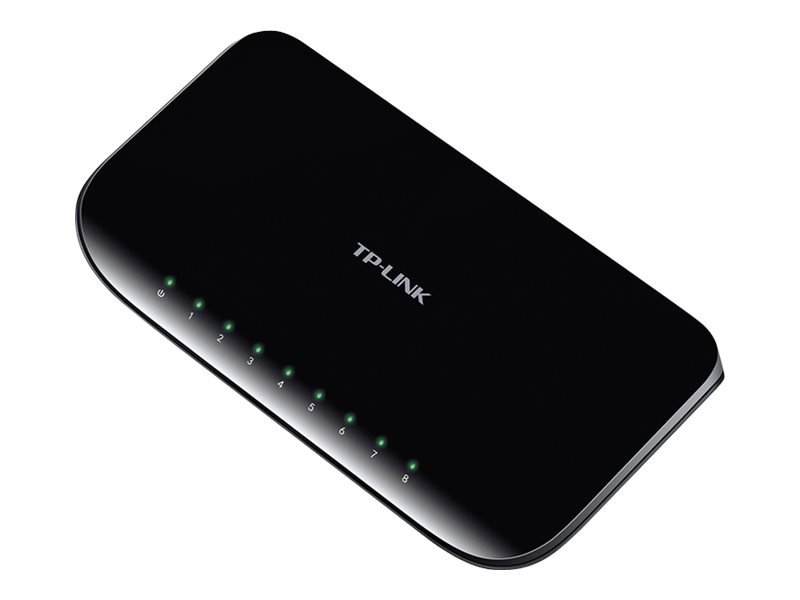 TP-Link 8 Port Gigabit Ethernet Switch (TL-SG1008D) Unmanaged Plug & Play