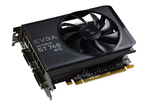 EVGA GeForce GT 740 SuperClocked - graphics card - GF GT 740 - 1 GB