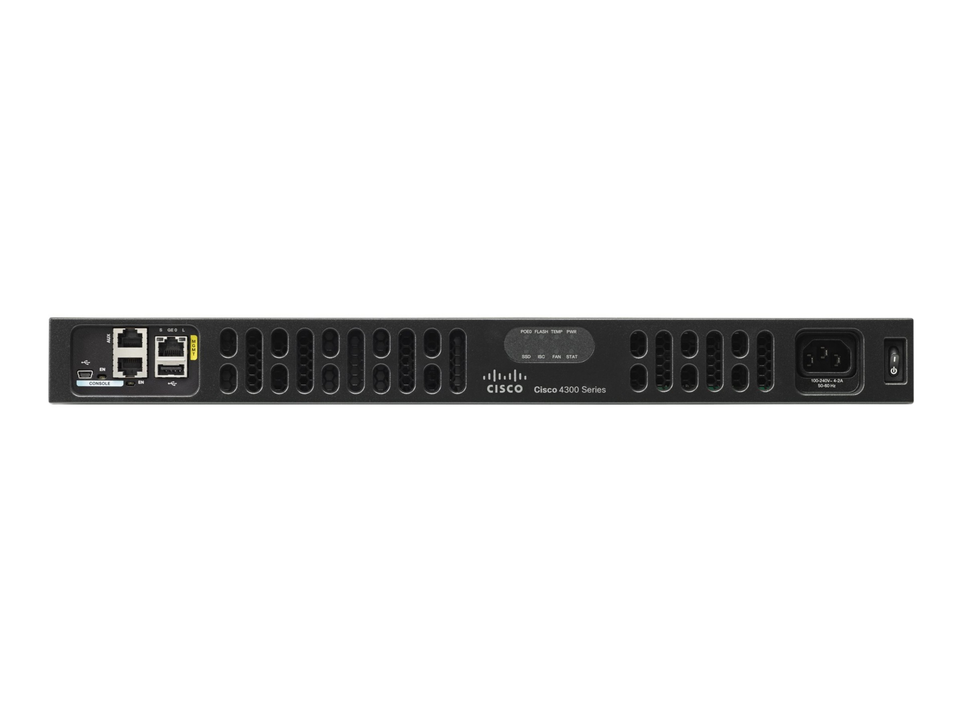 Thumbnail 2 of 4 for Cisco Integrated Services Router 4331 - Application Experience Bundle - router - rack-mountable