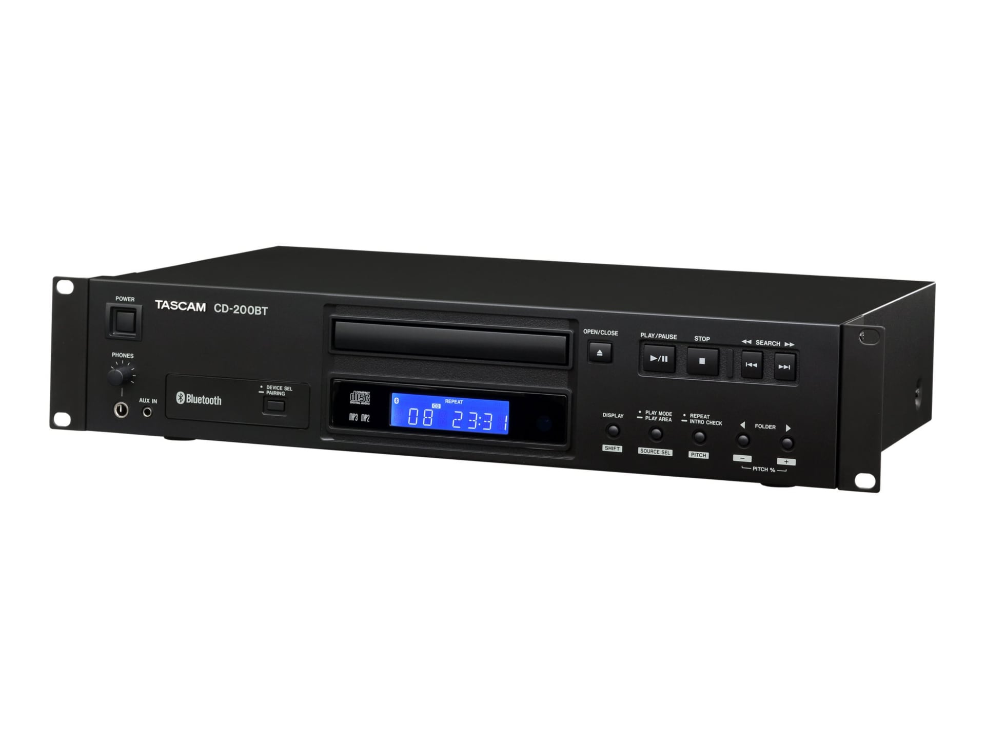 TASCAM CD-200BT Professional CD Player with Bluetooth Receiver