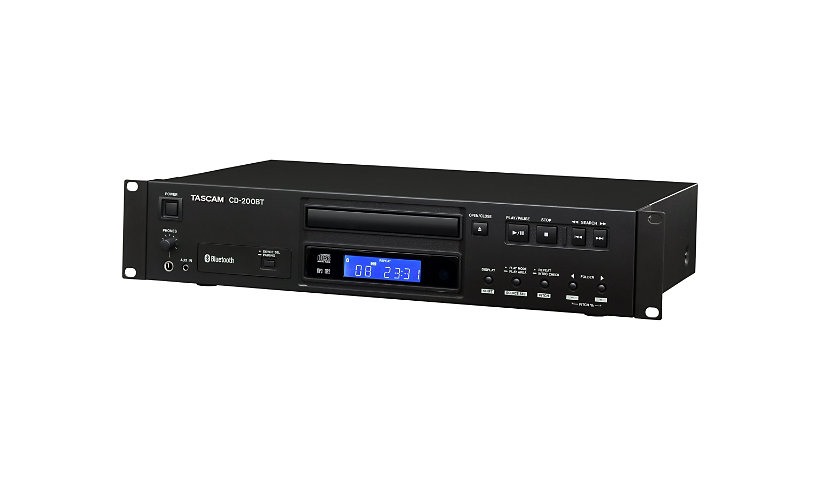 TASCAM CD-200BT Professional CD Player with Bluetooth Receiver